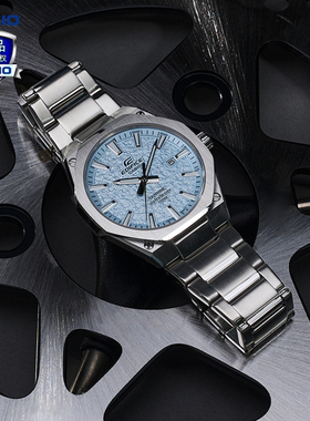 CASIO卡西欧手表男士款EFR-S108轻薄非机械EDIFICE官方正品石英表