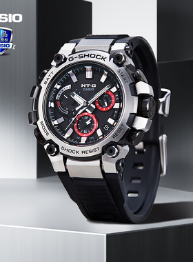 卡西欧手表男官方正品金甲神龙年生肖款黑金限量礼盒MTG-B3000CXD