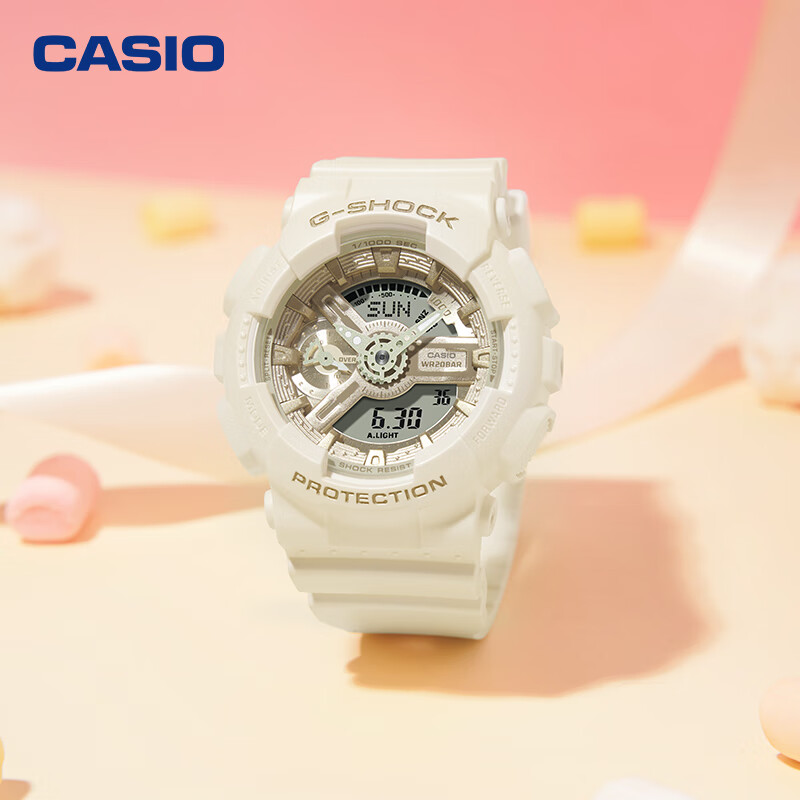 卡西欧女防水运动手表