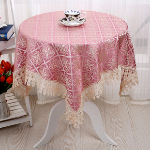 小圆桌茶几盖巾桌布饭店餐厅咖啡桌现代时尚微波炉冰箱洗衣机盖布