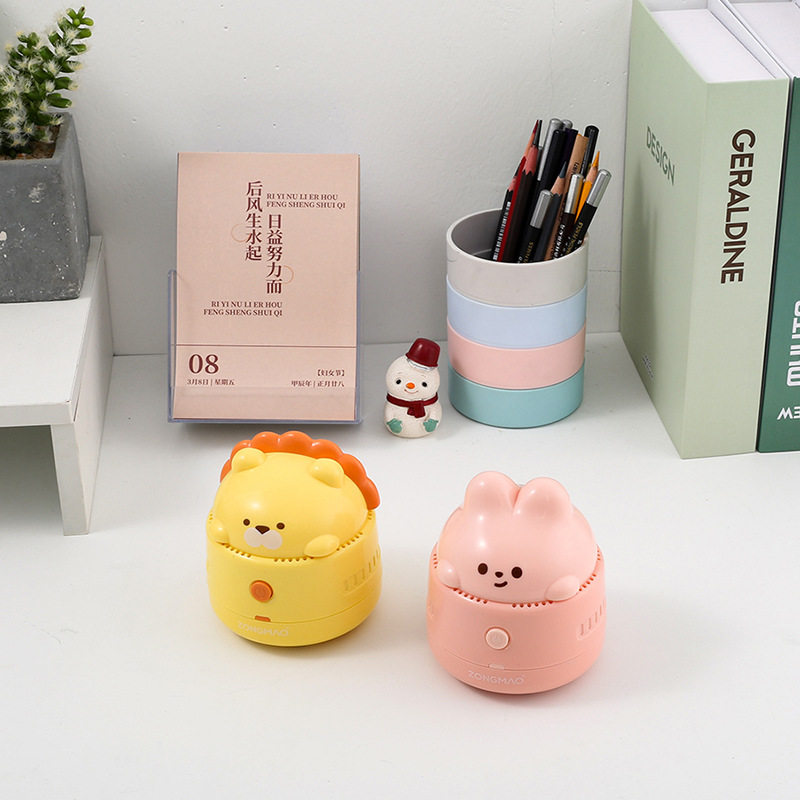 桌面吸尘器迷你充电手持便携无线电动小型清洁器橡皮屑车载外贸