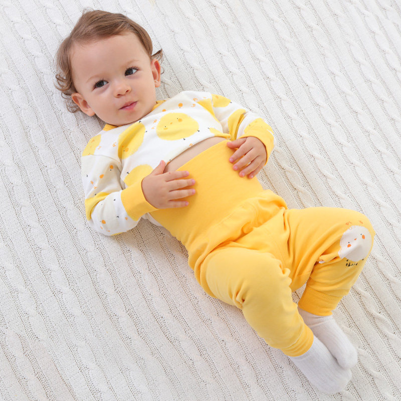 婴儿秋衣套装高腰护肚纯棉秋裤幼儿棉毛衫两件套衣服宝宝保暖内衣,童装/婴儿装/亲子装,内衣套装,淘宝优惠券,粉丝福利购,淘宝优惠卷