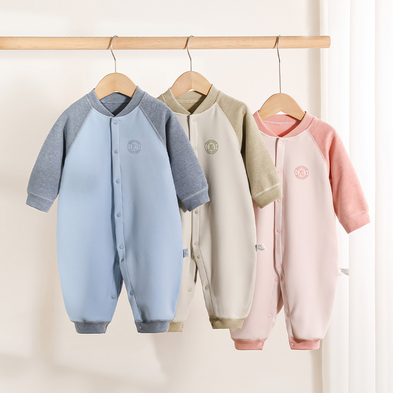 婴幼儿春秋无骨连体衣宝宝爬服