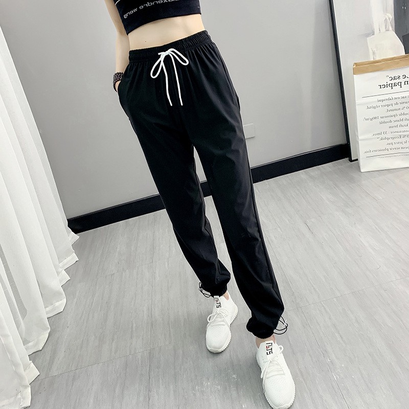 户外速干裤女长裤弹力修身运动裤吸汗透气薄款快干裤徒步登山春夏
