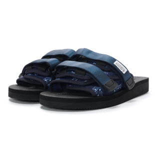 SUICOKE MOTO-Cab 日系变形虫男子潮流拖鞋 深蓝 OG-056Cab-PT02