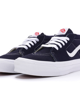 VANS VAULT OG SK8 MID LX 男子中帮休闲板鞋 深蓝 VN0A4BVCNAV