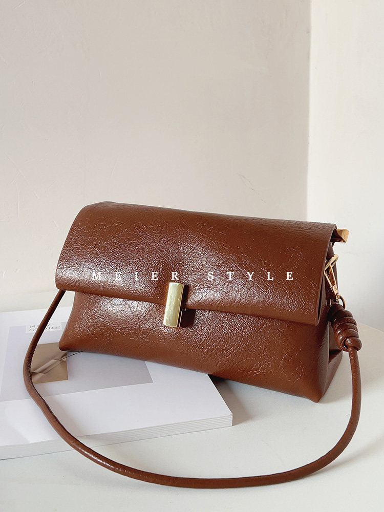 韩系ins复古锁扣双层小方包时尚百搭腋下包单肩斜挎小包包2024新,箱包皮具/热销女包/男包,通用款女包,淘宝优惠券,粉丝福利购,淘宝优惠卷