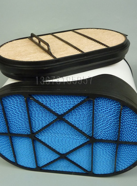 适配福田雷沃大马力拖拉机空气滤芯P608676/P605538/空滤清器蜂窝