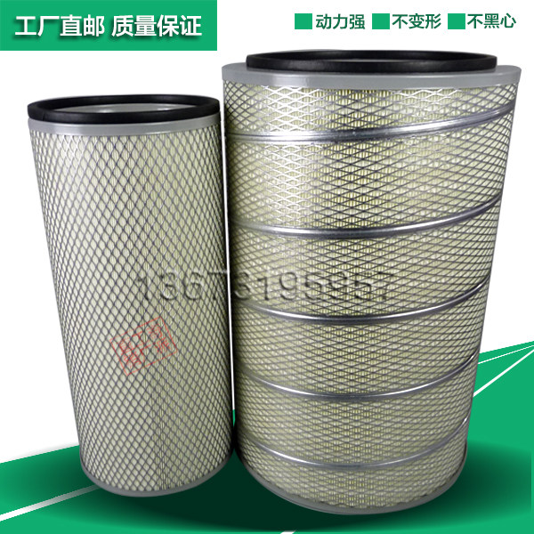 3250空气滤芯适用德龙3000霸龙华菱重卡欧曼红岩金龙宇通3251空滤