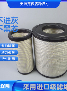 k3644空滤3645空气滤芯P533882卡特开山王挖机345/385滤芯P533884