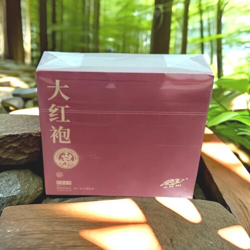 爱客来武夷岩茶大红袍精美礼盒装节日送礼114克12包闽北乌龙茶