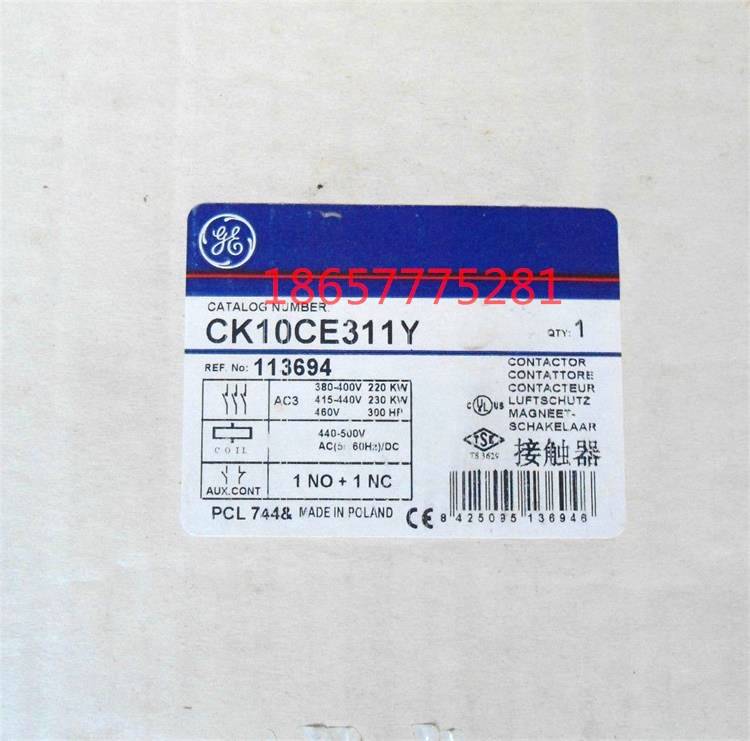 原装正品通用电气接触器CK10CE300 CK10CE311W询价