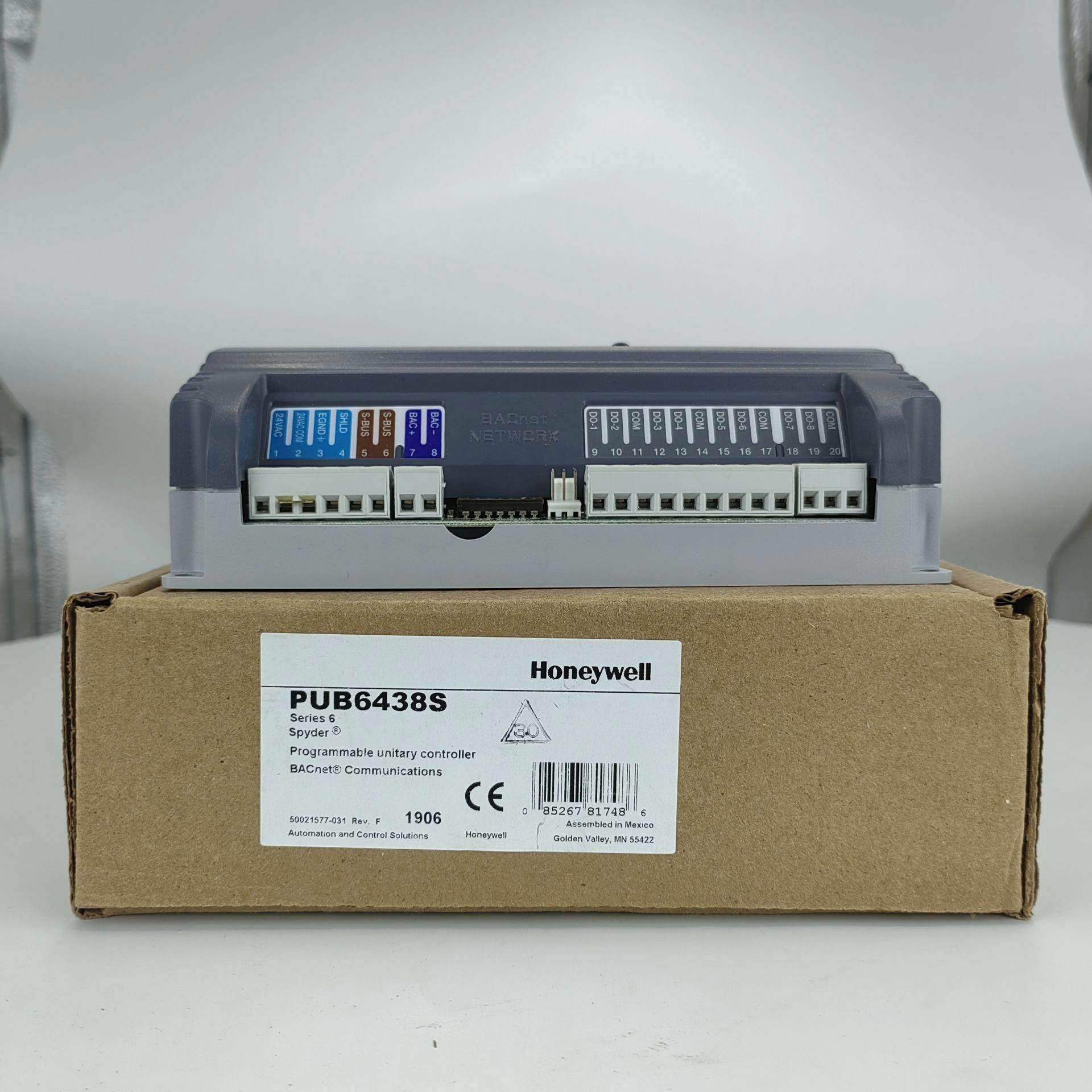 正品霍尼韦尔扩展模块pub6438sr-chn sio12000现场通用ddc控制器