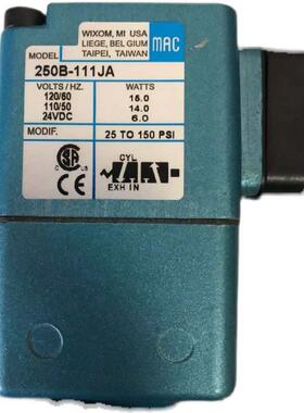 电磁阀250B-111JA/225B-121JA/761JJ/781JC/611BA/501JB询价