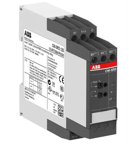原装单相电流监视器 CM-SRS.12S, 1c/o, 0.3-15A, 220-240VAC询价