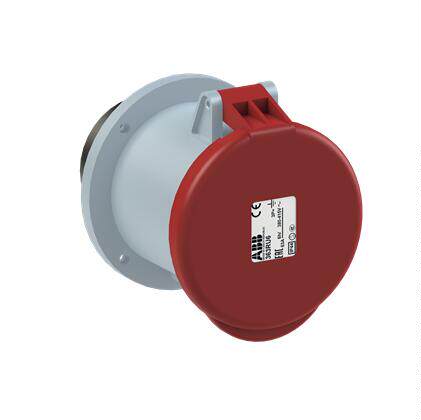原装ABB四极暗装直体工业插座 6RU6 6A 80-415V IP44询价