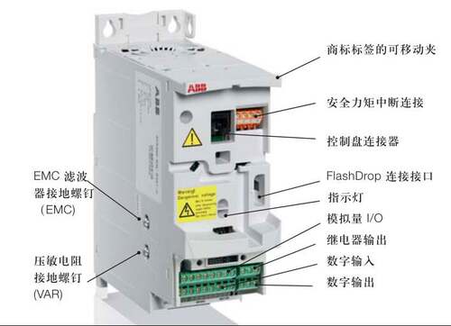 原装ABB变频器 ACS355-03E-01A2-4 三相AC380V 0.37KW询价