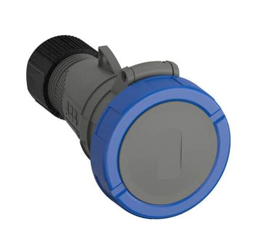原装ABB三极移动工业插座 22EC6W 2A 200-250V 水密型 （IP67）询
