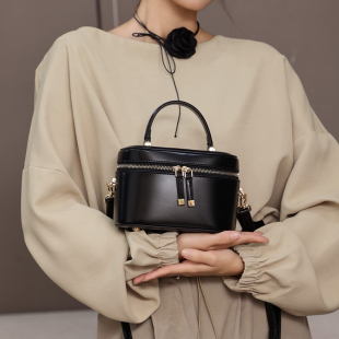 MISSFAY订制个性 真皮手提小包包牛皮单肩斜挎小方包方盒包 通勤款