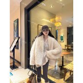 ENFUR 本命托卡 不规则造型托卡半卷皮毛一体皮草外套GG78318