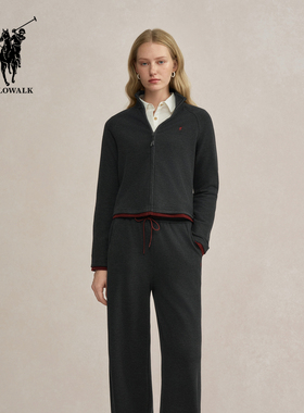 POLOWALK女装2025秋季保罗新品女式立领款直筒型卫衣CM9W53510541