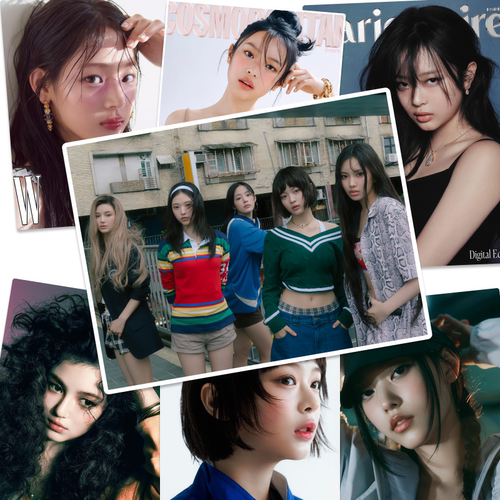 Newjeans周边海报韩国女团
