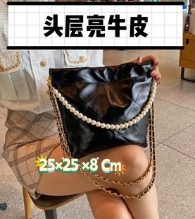 2022新款 购物袋垃圾袋流浪包百搭金币嬉皮包tote托特包单肩女包