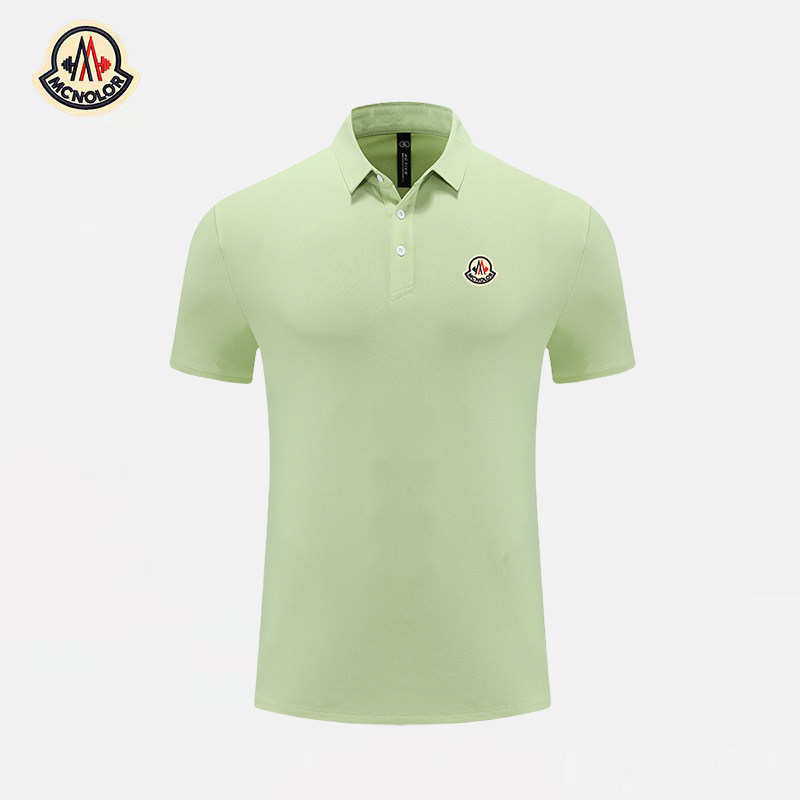 香港直邮正品蒙口米夏polo新款纯色翻领短袖男女运动休闲t恤速乾