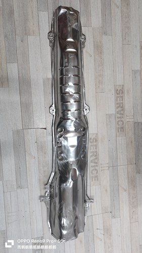 适配老捷达99-12款排气管隔热板铝板 消音器隔热罩 隔热铝罩正品