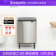 brabantia柏宾士垃圾桶家用12L卫生间不锈钢厨房客厅卫浴轻奢方形