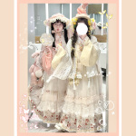 织云阁原创汉洋折衷明制汉服女交领琵琶短衫袖马面洛丽塔春夏套装