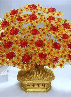 【特惠活动】四季生财和乐生财款葫芦双全发财树材料(柠檬手工推