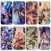 王者荣耀貂蝉手机壳适用于iphone17PROMAX苹果123456XSRE5678安卓