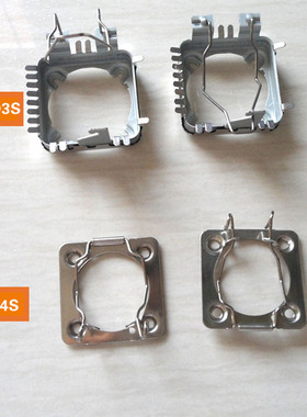 打孔有损Q5双光透镜不锈钢弹簧灯泡卡子 D1SD3S卡扣卡座压板