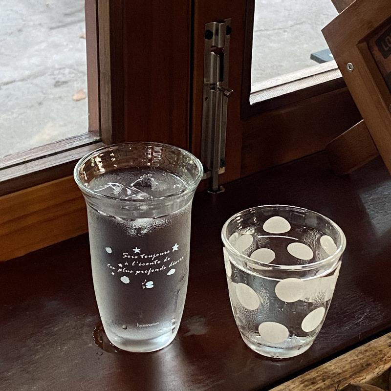 设计感浪漫海洋贝壳果汁杯 ins复古小众美式咖啡杯水杯 银色简约