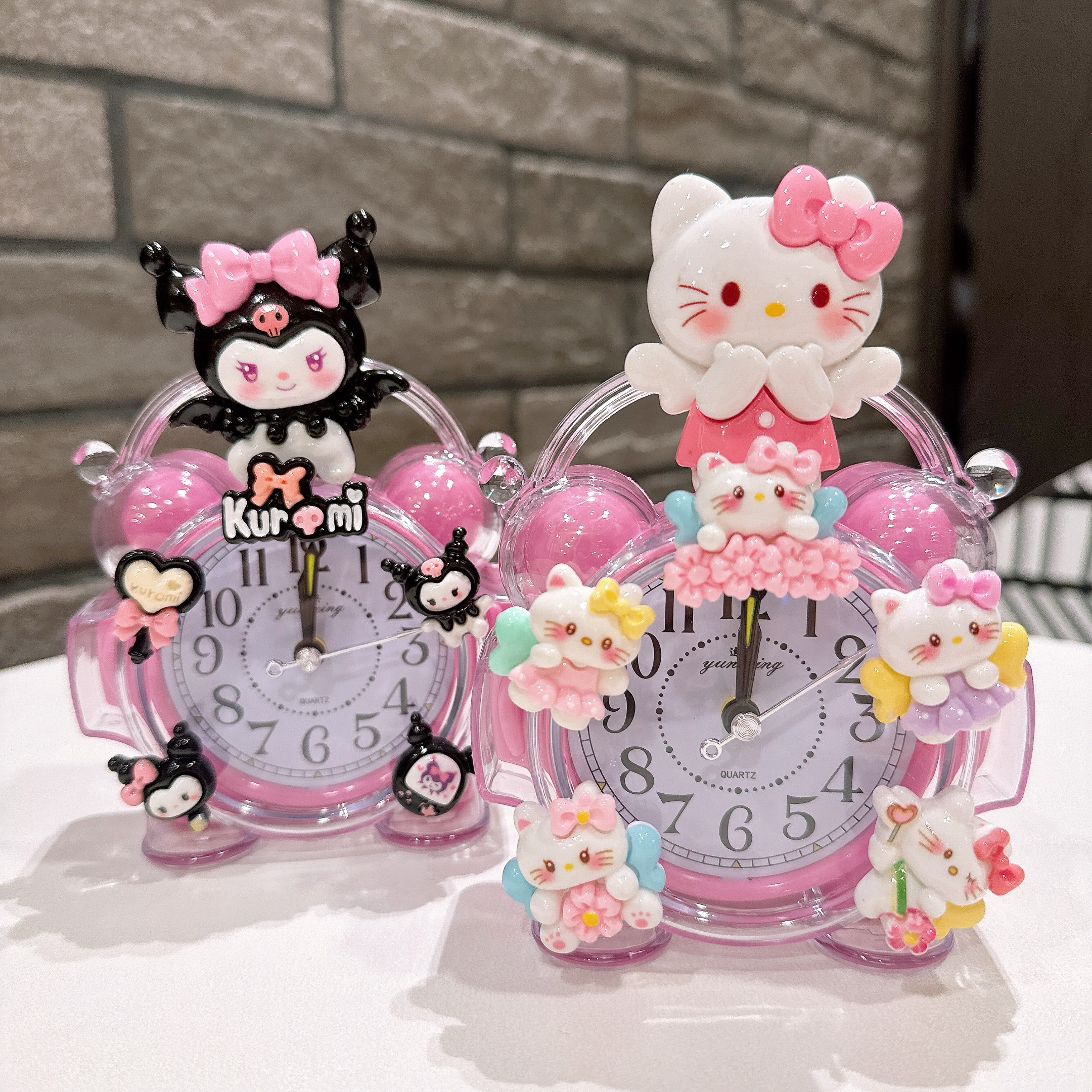 高颜值强力闹钟小学生专用起床叫醒神器卡通儿童男孩女孩桌面时钟