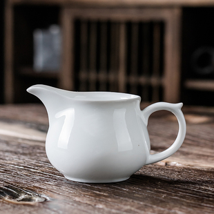 德化高白瓷留香公道杯陶瓷茶海分茶器功夫茶匀茶杯分茶器logo定制