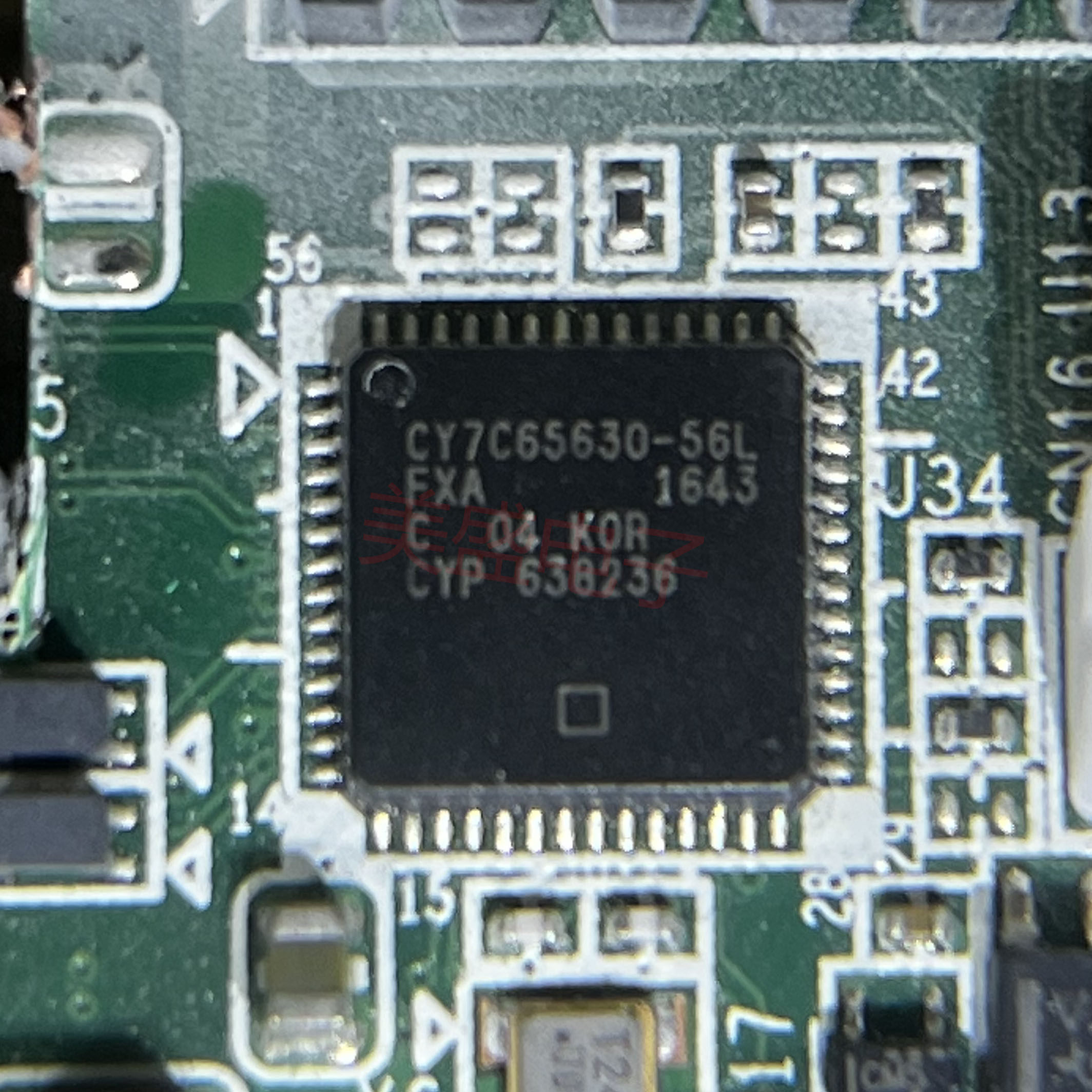 IC 芯片 CY7C65630-56LFXA QFN56 CY7C65630-56L 集成电路 现货 - 实物图