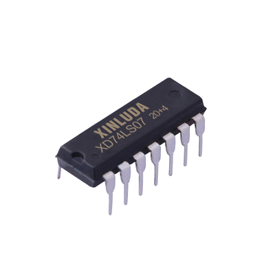 SN74LS07NDIP-14缓冲器线路驱动器XINLUDA XD74LS07兼容SN74LS07N
