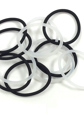 美国原装Scunci思恳希瑜伽硅胶防滑发绳圈 运动发饰皮套59292黑白