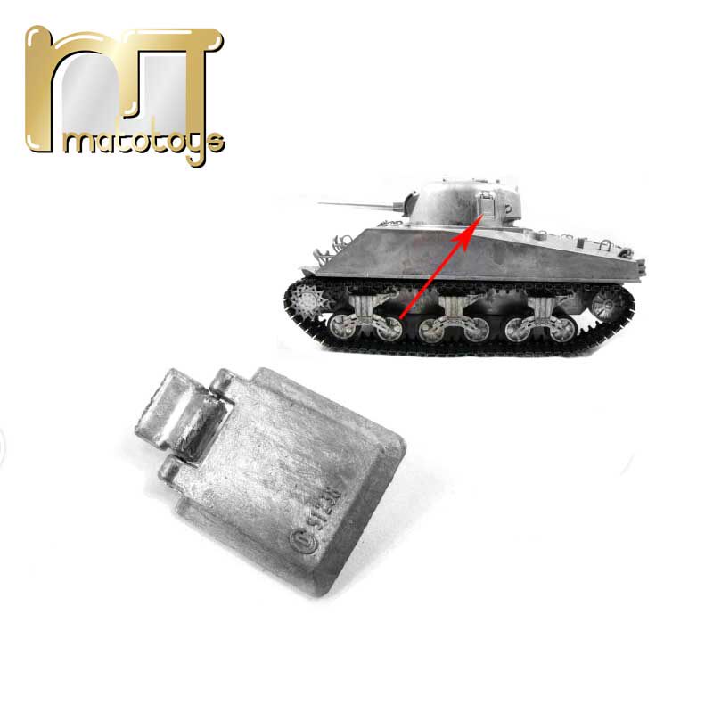 Mato原厂1/16谢尔曼1230遥控坦克模型升级改装配件全金属炮塔枪口