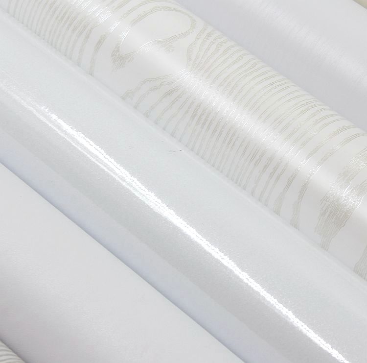 家居翻新贴纸自粘家具柜子木头木纹仿银白色桌子木板桌面防霉防潮