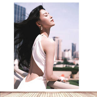女明星海报制作文咏珊美女写真周边海报寝室房间贴墙画自粘16
