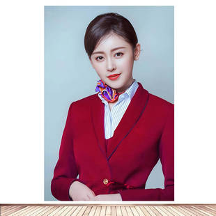 女明星海报张天爱空姐制服美女明星演员海报房间卧室宿舍贴画15