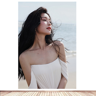 女明星海报制作文咏珊美女写真周边海报寝室房间贴墙画自粘4