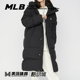 MLB男女装 秋冬保暖外套宽松长款 串标休闲连帽运动服羽绒服3ADJJ04