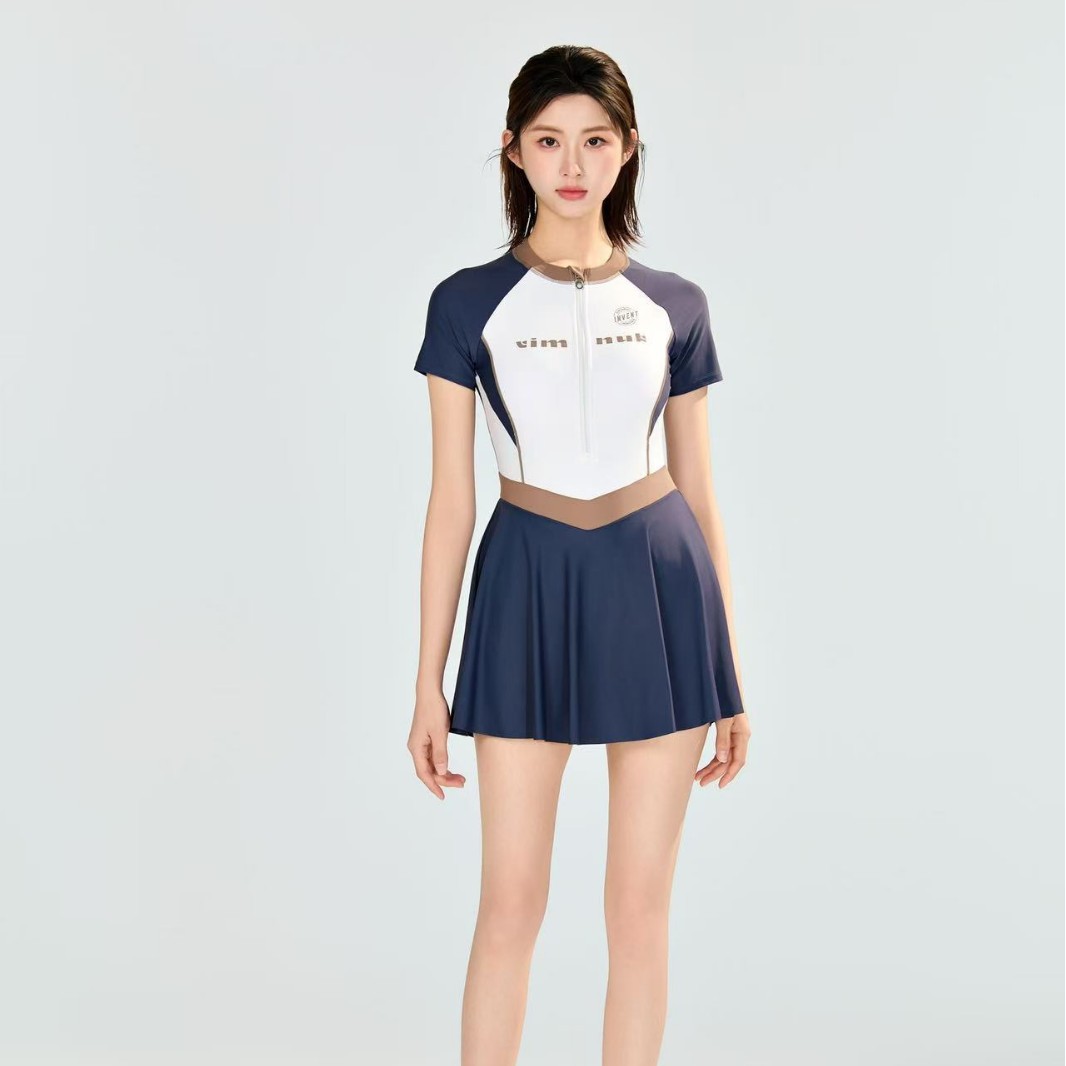 维佳诗26106成人泳衣女2026年新款保守连体专业游泳馆遮肚显瘦