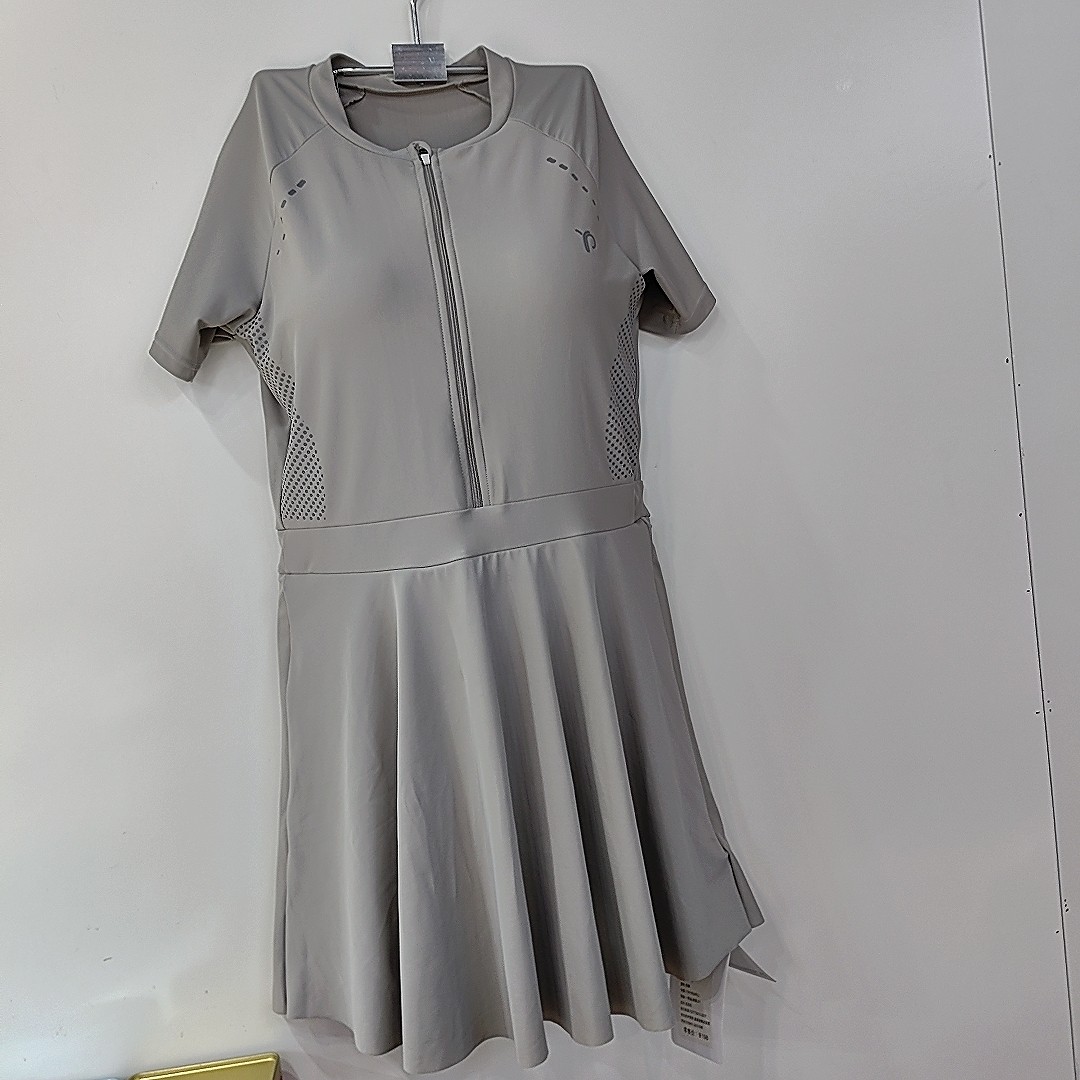 泳忆游泳衣女连体裙子保守短袖遮肉遮肚显瘦泳池沙滩温泉运动泳装