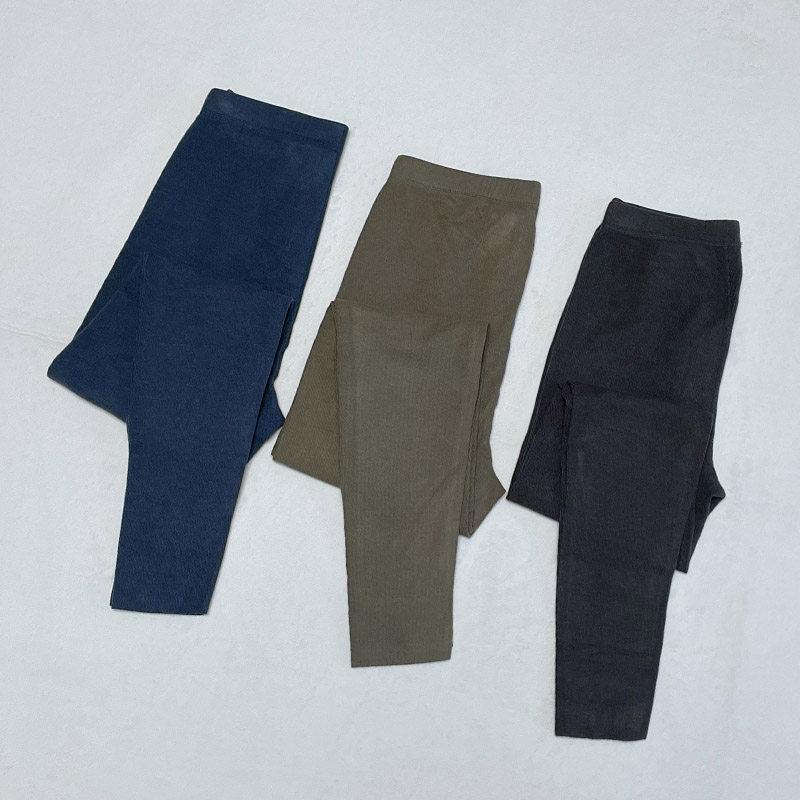 男士冬季保暖裤加绒中厚德绒自发热厚款秋裤男款新款紧身男打底裤