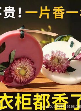 衣柜香薰蜡片除味增香卧室卫生间去异味干花香薰香片挂件一件代发